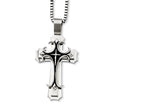 Chisel Stainless Steel Cross Pendant Necklace