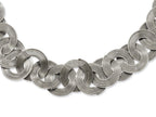 Chisel Stainless Steel Multiple Circles 19in Necklace