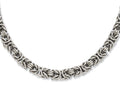Chisel Stainless Steel Fancy Link 18in Necklace
