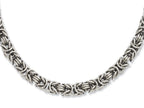 Chisel Stainless Steel Fancy Link 22in Necklace