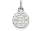 LogoArt Sterling Silver Boston Bruins Xs Pendant Necklace
