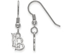 Logoart 925 Sterling Silver California State University, Long Beach Extra Small Wire Dangle Earrings