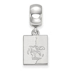 LogoArt Sterling Silver Cleveland State University Large Pendant Necklace