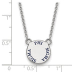 LogoArt Sterling Silver Central Michigan University Xs Pendant Necklace
