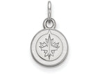 LogoArt Sterling Silver Winnipeg Jets Xs Pendant Necklace