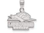 LogoArt Sterling Silver Longwood University Small Pendant Necklace
