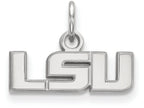 LogoArt Sterling Silver Louisiana State University Xs Pendant Necklace