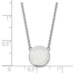 LogoArt Sterling Silver Michigan State University Xs Pendant Necklace