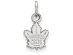 LogoArt Sterling Silver Toronto Maple Leafs Xs Pendant Necklace