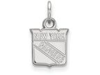 LogoArt Sterling Silver New York Rangers Xs Pendant Necklace