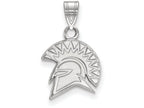 LogoArt Sterling Silver San Jose State University Small Pendant Necklace
