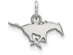 LogoArt Sterling Silver Southern Methodist University Xs Pendant Necklace