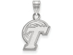 LogoArt Sterling Silver Tulane University Small Pendant Necklace