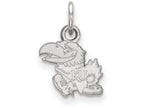 LogoArt Sterling Silver University Of Kansas Xs Pendant Necklace
