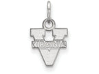 LogoArt Sterling Silver University Of Virginia Xs Pendant Necklace