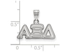 LogoArt Sterling Silver Alpha Xi Delta Small Pendant Necklace