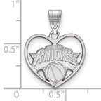 LogoArt Sterling Silver Cleveland State University XL Pendant Necklace