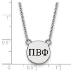 LogoArt Sterling Silver East Tennessee State Large Pendant Necklace