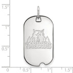 LogoArt Sterling Silver James Madison University Small Pendant Necklace