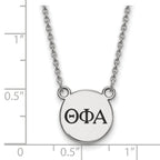 LogoArt Sterling Silver Winnipeg Jets Small Pendant Necklace