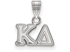 LogoArt Sterling Silver Kappa Delta Small Pendant Necklace