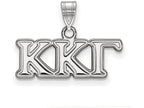 LogoArt Sterling Silver Kappa Kappa Gamma Small Pendant Necklace