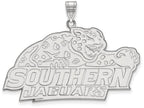 LogoArt Sterling Silver Southern University XL Pendant Necklace