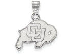 LogoArt Sterling Silver University Of Colorado Small Pendant Necklace