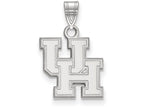 LogoArt Sterling Silver University Of Houston Small Pendant Necklace