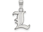 LogoArt Sterling Silver University Of Louisville Small Pendant Necklace