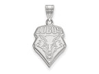 LogoArt Sterling Silver University Of New Mexico Large Pendant Necklace