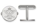 LogoArt Sterling Silver William And Mary Cuff Link