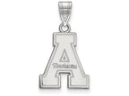 LogoArt Sterling Silver Appalachian State University Medium Pendant Necklace