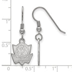 LogoArt Sterling Silver Brigham Young University Small Dangle Earrings Wire