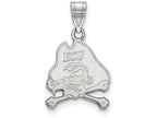 LogoArt Sterling Silver East Carolina University Medium Pendant Necklace