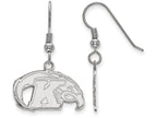 LogoArt Sterling Silver Kent State University Small Dangle Earrings Wire