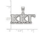 LogoArt Sterling Silver Kappa Kappa Gamma Medium Pendant Necklace
