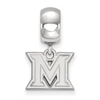 LogoArt Sterling Silver Middle Tennessee State University Xlarge Enamel Disc Pendant Necklace