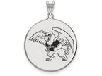 LogoArt Sterling Silver Missouri Western State University Xlarge Enamel Disc Pendant Necklace