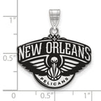 LogoArt Sterling Silver Old Dominion University Medium Pendant Necklace