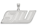 LogoArt Sterling Silver Southern Illinois University Medium Pendant Necklace