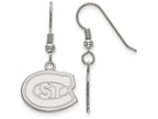 LogoArt Sterling Silver St. Cloud State Small Dangle Earrings Wire