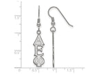 LogoArt Sterling Silver Alpha Epsilon Phi Dangle Medium Earrings