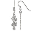 LogoArt Sterling Silver Alpha Sigma Tau Dangle Medium Earrings