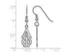 LogoArt Sterling Silver Alpha Phi Dangle Medium Earrings