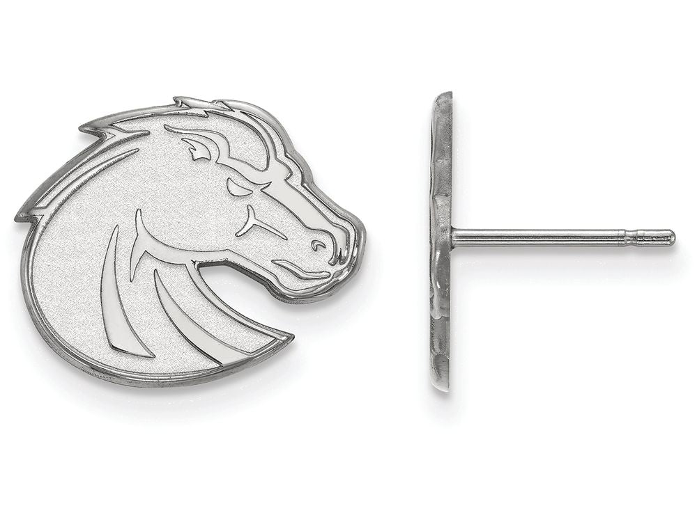 LogoArt Sterling Silver Boise State University Small Post Earrings