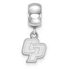 Logoart 925 Sterling Silver California Polytechnic State University Bead Charm Extra Small Dangle