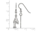 LogoArt Sterling Silver Delta Gamma Dangle Medium Earrings