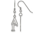 LogoArt Sterling Silver Delta Gamma Dangle Medium Earrings
