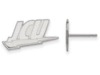 LogoArt Sterling Silver John Carroll University Small Post Earrings